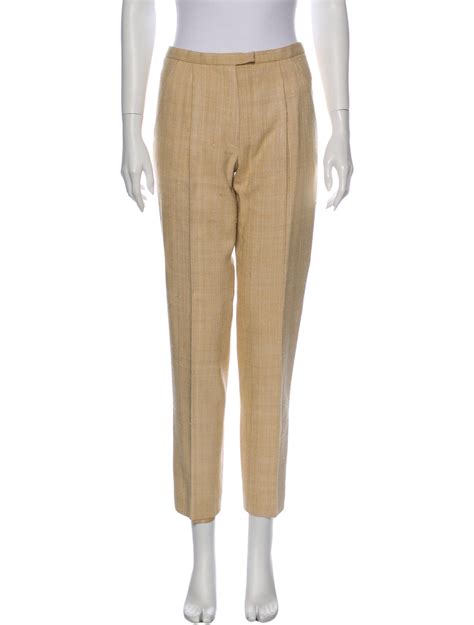 hermes silk pants|hermes silk pleated pants.